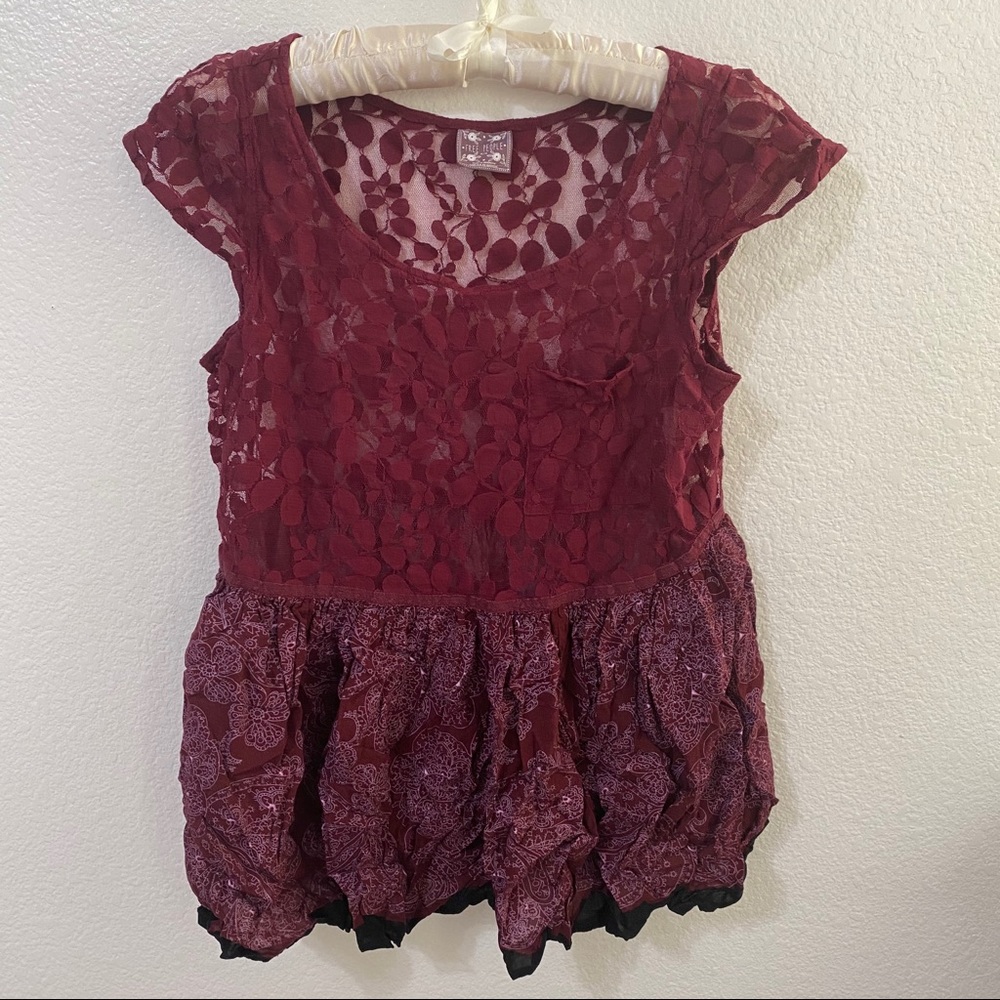 Free People lace top